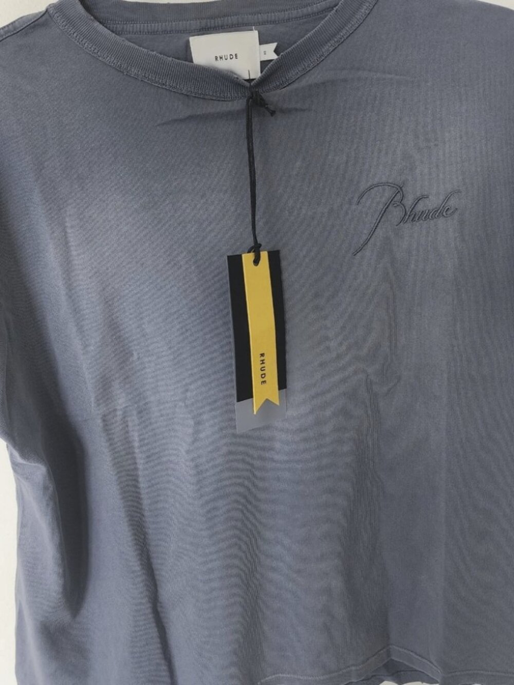 Rhude Gray Short Sleeve Reversible Tee Sundry Steele